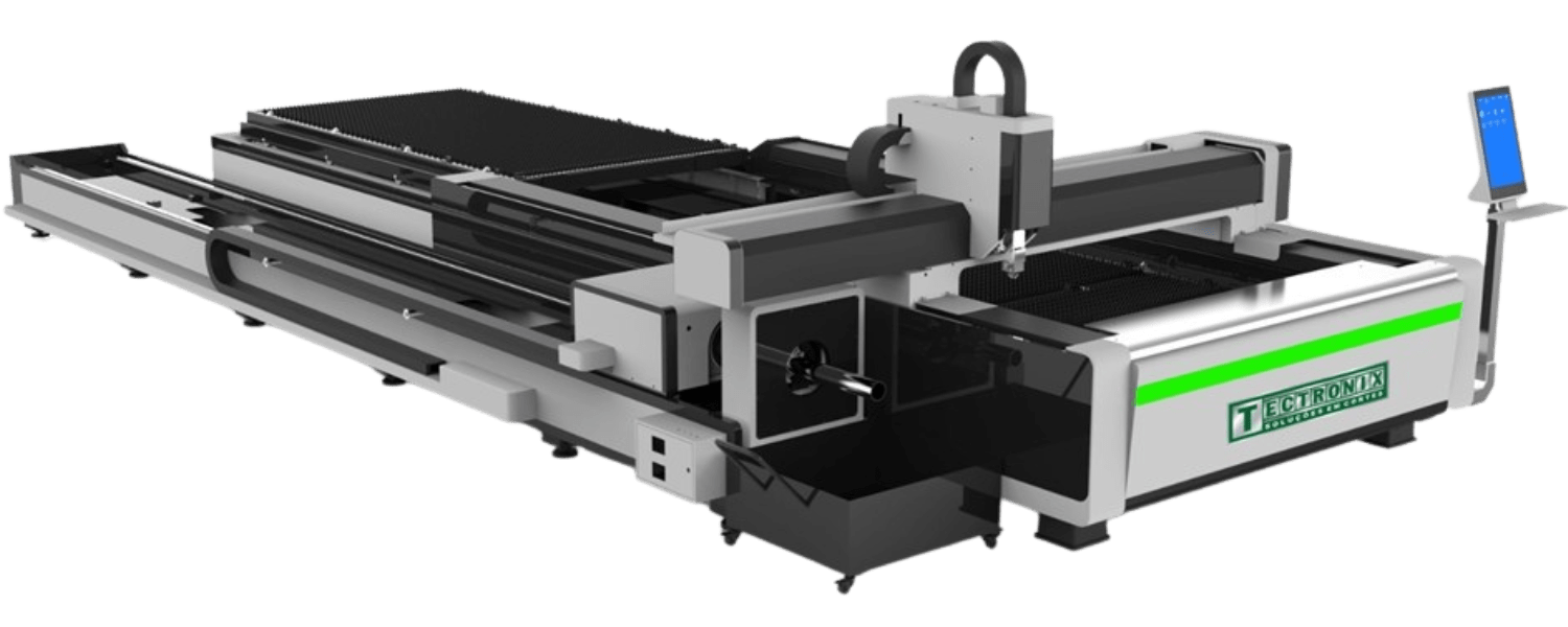 Máquina de Corte Laser Fibra Ótica Chapa & Tubo